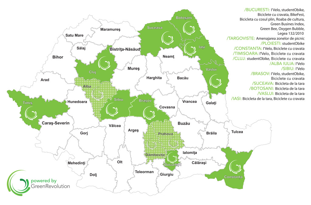 Harta Romaniei-proiecte 2014